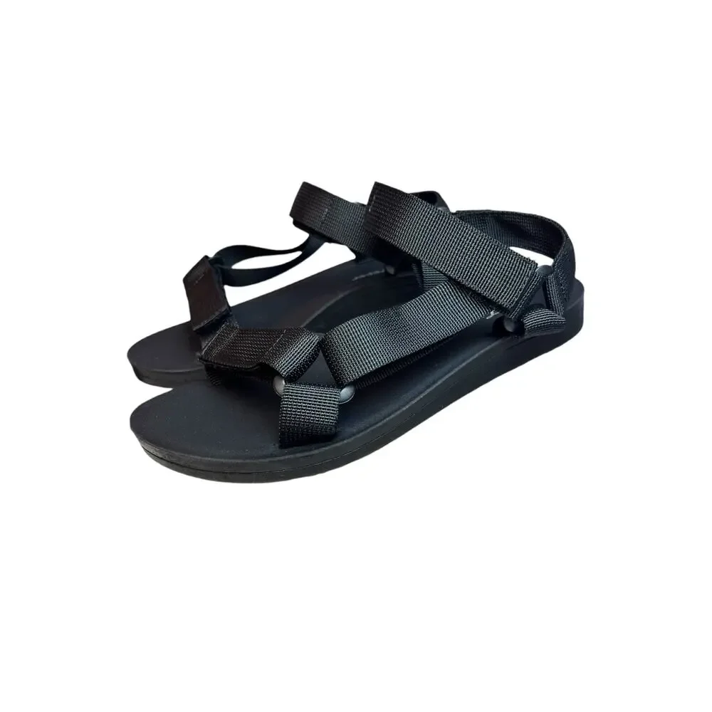 Forever Link Outdoor-21 Black Adjustable Sport Sandals Gorpcore New Box Size 5